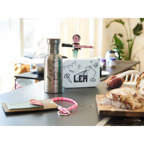 Marcatore permanente edding 400 punta conica 1 mm nero E-400 001